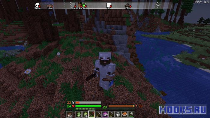 Nedo Skyrim Rpg - ролевая сборка для Minecraft с драконами, квестами и системой прокачки [1.16.5]