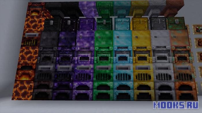 New Era Foundation - мод на хранилища, резервуары и рюкзаки [1.21.1]