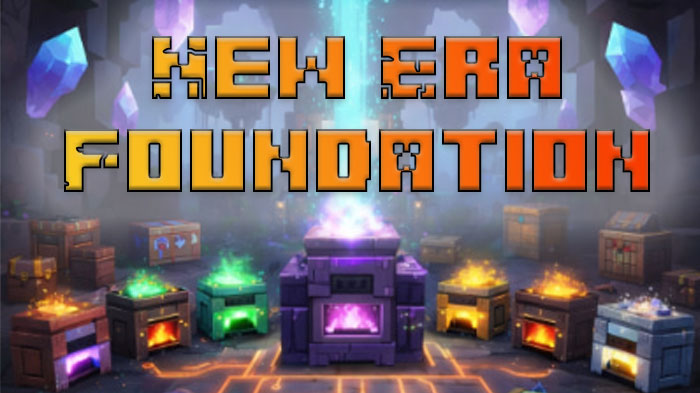 New Era Foundation - мод на хранилища, резервуары и рюкзаки [1.21.1]