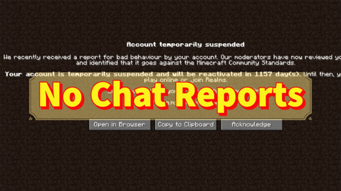 no-chat-reports