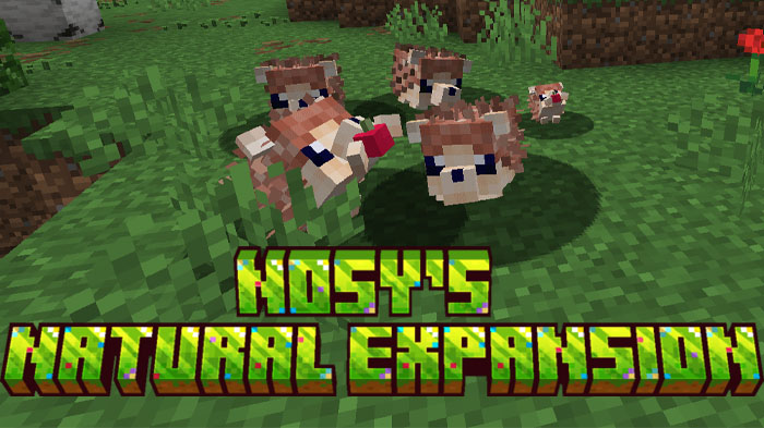Nosy's Natural Expansion - мод на новые растения, блоки и мобов [1.21.8]