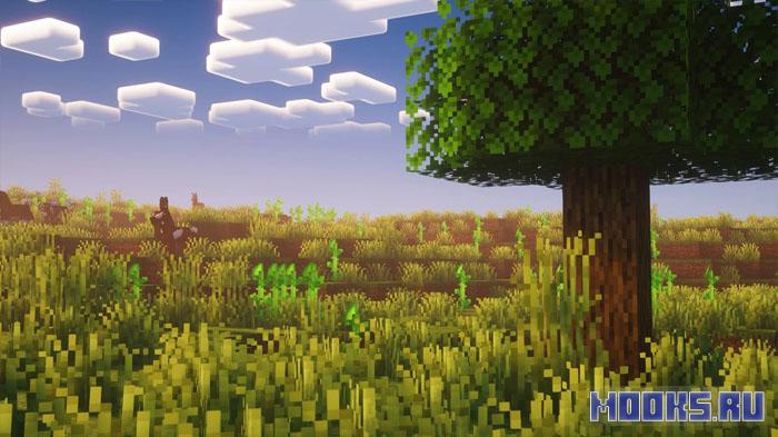 Pine - шейдеры с природным акцентом [1.21.10] [1.21.9] [1.21.8] [1.21.7]