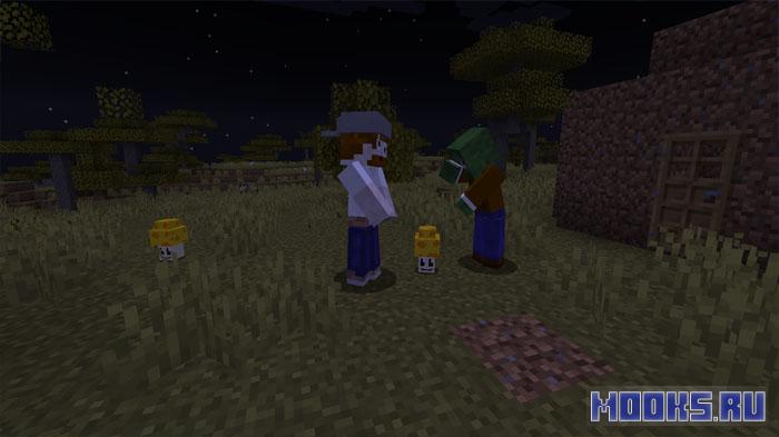 Plants VS Zombies Replanted - мод на Plants Vs Zombies в Minecraft [1.20.1]