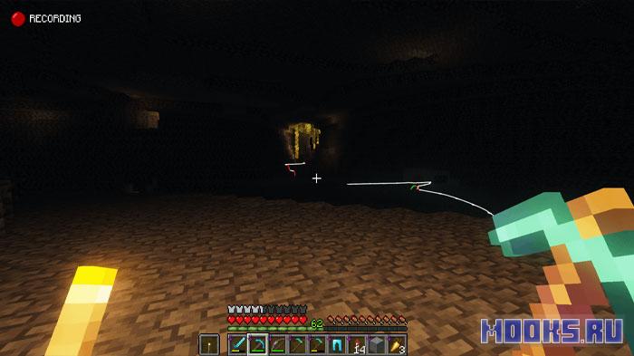 Player Trails - клиентский мод для отображения путей игрока [1.21.11]