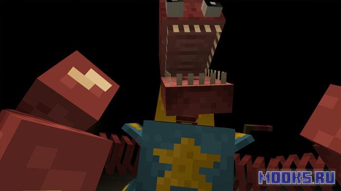 Poppy PLayTime - хоррор мод на Хагги Вагги, Бокси Бу, Ярнаби, Глаз доктора Сойера и Кота Дремоту [1.20.1]