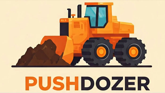Pushdozer - мод на инструмент для редактирования ландшафта [1.21.8]