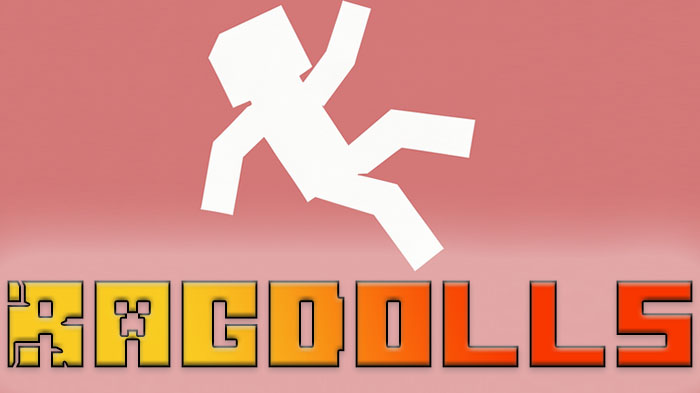 Ragdolls - мод добавляющий реалистичную физику смерти мобов, животных и игроков [1.21.11]
