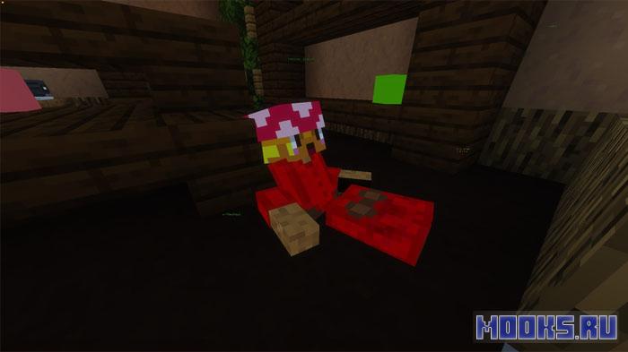 Ragdolls - мод добавляющий реалистичную физику смерти мобов, животных и игроков [1.21.11]