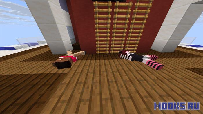 Ragdolls - мод добавляющий реалистичную физику смерти мобов, животных и игроков [1.21.11]