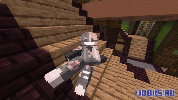 Ragdolls - мод добавляющий реалистичную физику смерти мобов, животных и игроков [1.21.11]