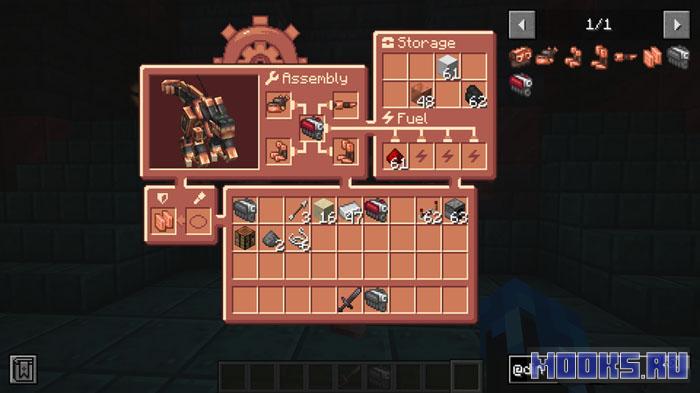 Robot Dinos - мод на многокомпонентных мехов[1.21.1]