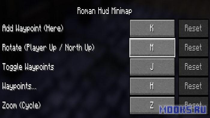 Roman Minimap - мод на мини-карту [1.21.1]