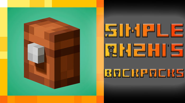 Simple Anzhi's Backpacks - мод на рюкзаки [1.20.1]