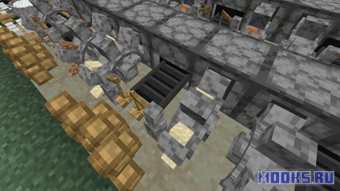 Simple stations - Mason - мод на автоматическое производство строительных блоков [1.21.1]