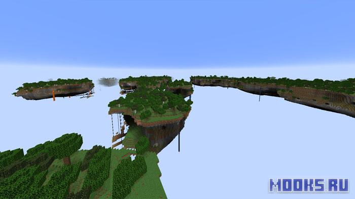 Skylands UpPort -мод на возвращение легендарного Небесного мира в Minecraft [1.21.8] [1.20.1] [1.19.4]