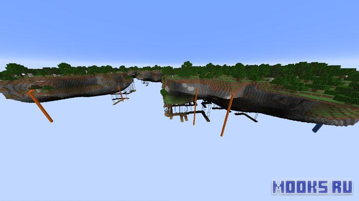 Skylands UpPort -мод на возвращение легендарного Небесного мира в Minecraft [1.21.8] [1.20.1] [1.19.4]