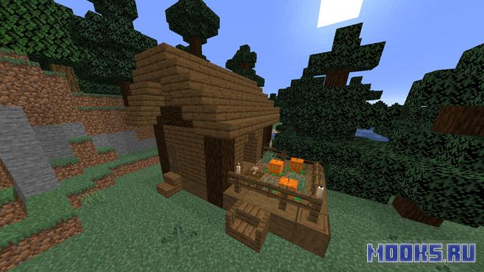 Spooky Harvest - хэллоуинский мод с тыквами, конфетами и новым боссом [1.20.1]