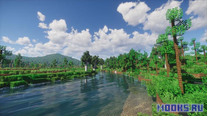 Spring v2 (Chun v2) - атмосферный весенний шейдер для Minecraft [1.21.10] [1.20.6] [1.19.4] [1.16.5]