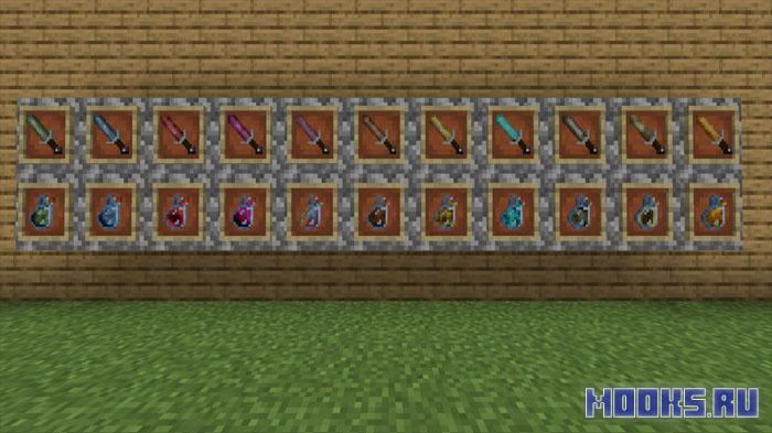 The Witcher World - мод на ведьмачьи знаки, контракты на монстров, алхимию, прокачку персонажа, серебряные мечи. [1.21.1] [1.20.1]