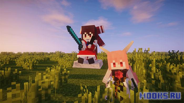 Touhou Little - мод на горничных из Touhou Project [1.21.1] [1.20.1] [1.19.2] [1.16.5]