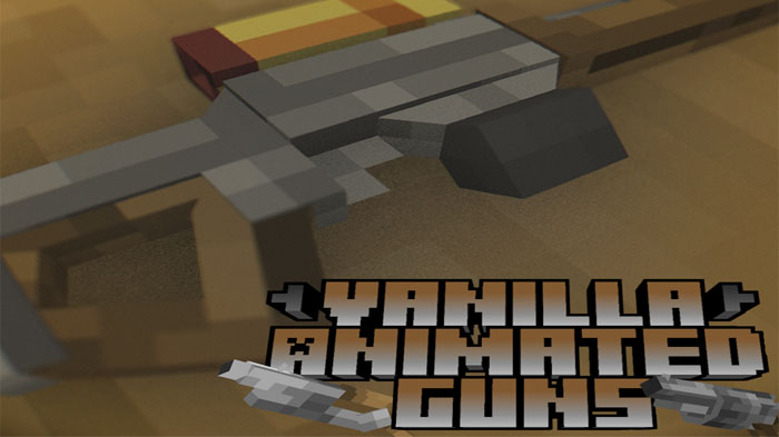 Vanilla Animated Guns - мод на простое и стильное оружие [1.20.1] [1.19.4]