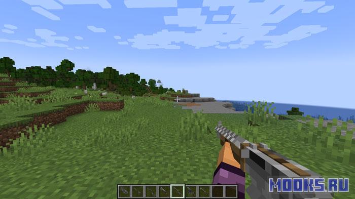 Vanilla Animated Guns - мод на оружие для Minecraft в ванильном стиле [1.20.1] [1.19.4]