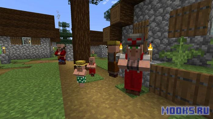 Visiting Villagers - с модом превратите свои деревни в яркие, динамичные сообщества [1.21.1] [1.20.1]