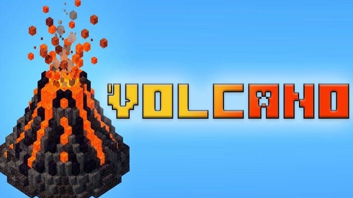 Volcano - мод позволяющий по команде создавать извергающиеся вулканы [1.21.1]