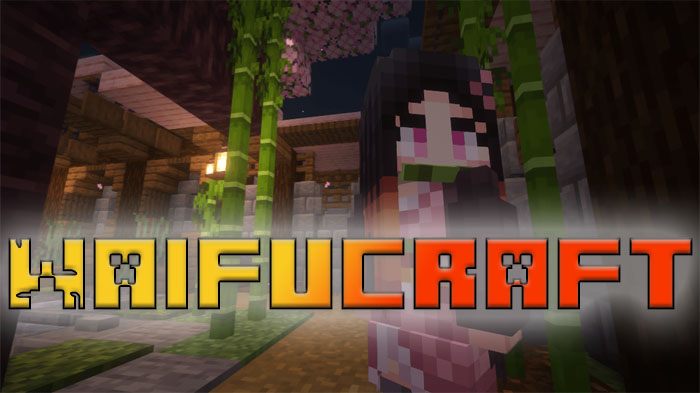 Waifucraft — мод на аниме девушек в Minecraft [1.21.4] [1.20.1] [1.19.4] [1.18.2] [1.16.5]