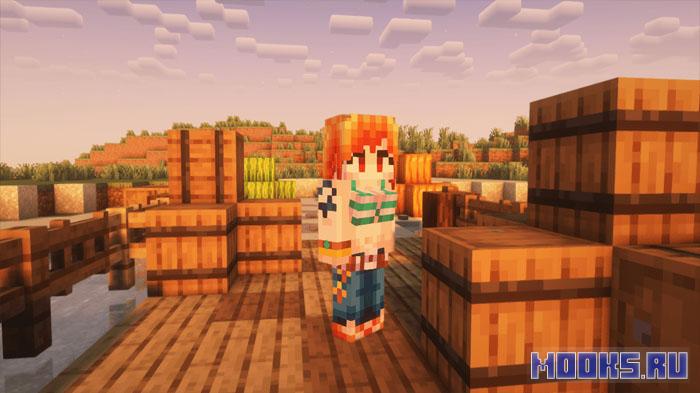 Waifucraft — мод на аниме девушек в Minecraft [1.21.4] [1.20.1] [1.19.4] [1.18.2] [1.16.5]