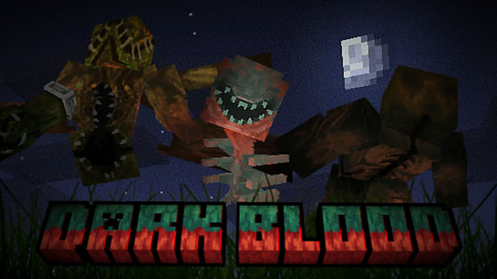 Warlery's Dark Blood - хардкорный хоррор на выживание с оружием и ночными кошмарами [1.21.1] [1.20.1]
