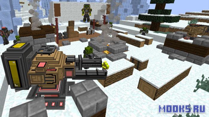 Warlery'S HQ - мод на эпические турели, рейды и битвы за выживание [1.20.6]