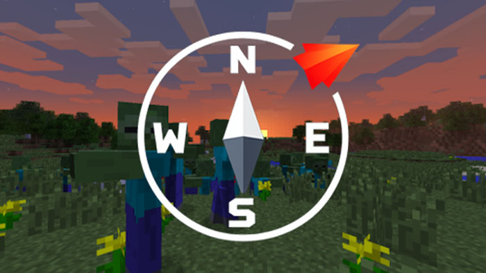 WarnCompass - мод на компас и систему предупреждения о враждебных мобах [1.21.11]