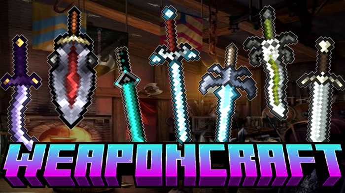 WeaponCraft - мод на проектирование собственного оружия с нуля [1.21.1]