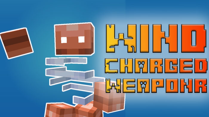 Wind Charged Weaponry - мод на воздушное оружие [1.21.1]