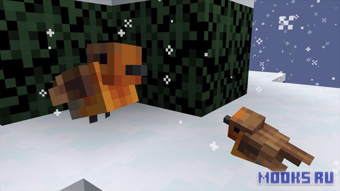 Winter Overhaul - мод на зимнюю атмосферу и праздничное настроение в Minecraft [1.21.8] [1.20.1] [1.19.2] [1.18.2]