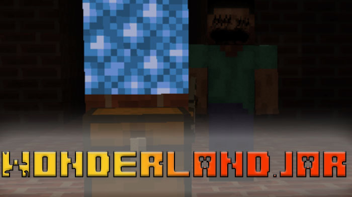 Wonderland.jar - хоррор мод для Minecraft с атмосферой Backrooms и старого мира [1.20.1]