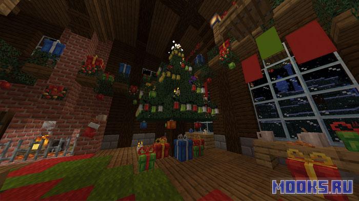 Worry Christmas - праздничный мод, добавляющий различные тематические украшения [1.20.1]