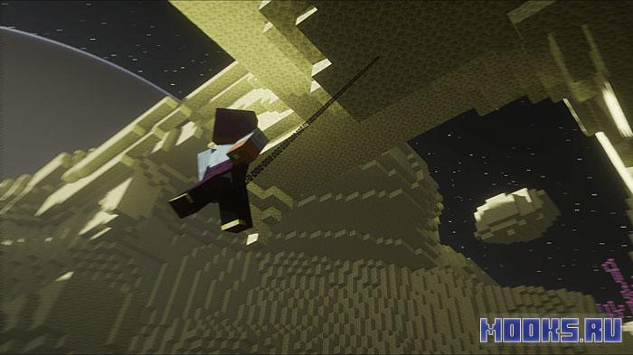 Yori3o's Grappling Hooks - мод на крюк-кошки для паркура и скоростного передвижения [1.21.1]